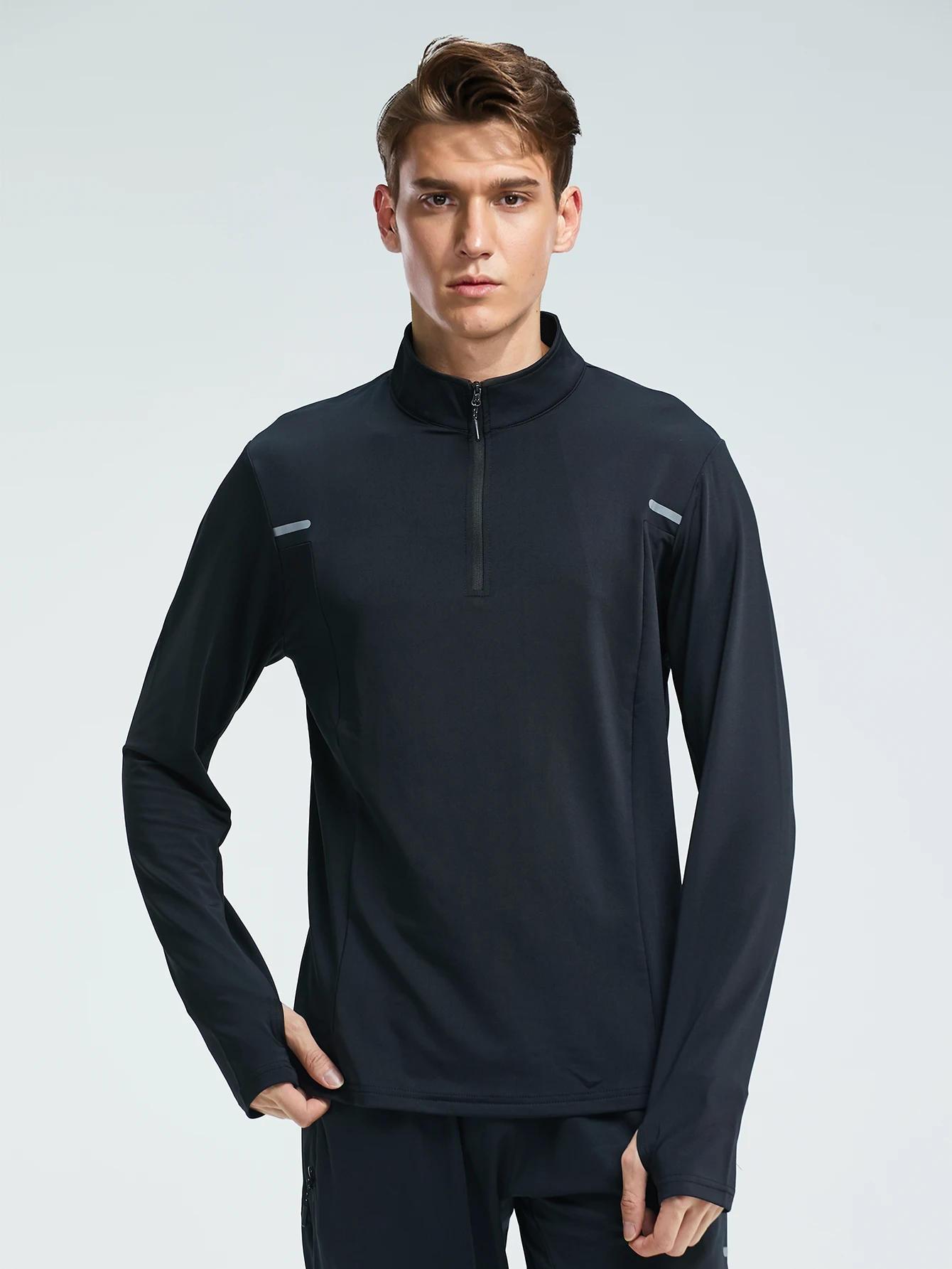 Sports Jacket Sports Top Men Autumn And Winter Jacket Long-Sleeved Warm Hoodie Basketball Training Running Fitness Clothes