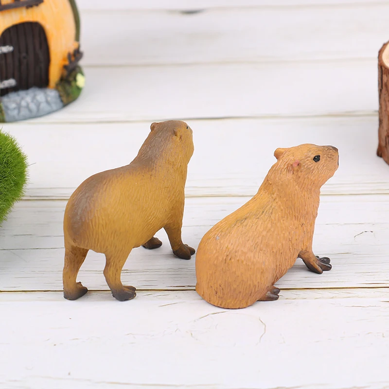 Capybara Gold 3D Gedruckt Miniatur Mini Figur Figur Geschenk