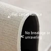 Modern Simple Beige Bedroom Study Carpet Line Design Computer Chair Rug Special Corrugated Pattern Dressing Table Non-slip Mat 5