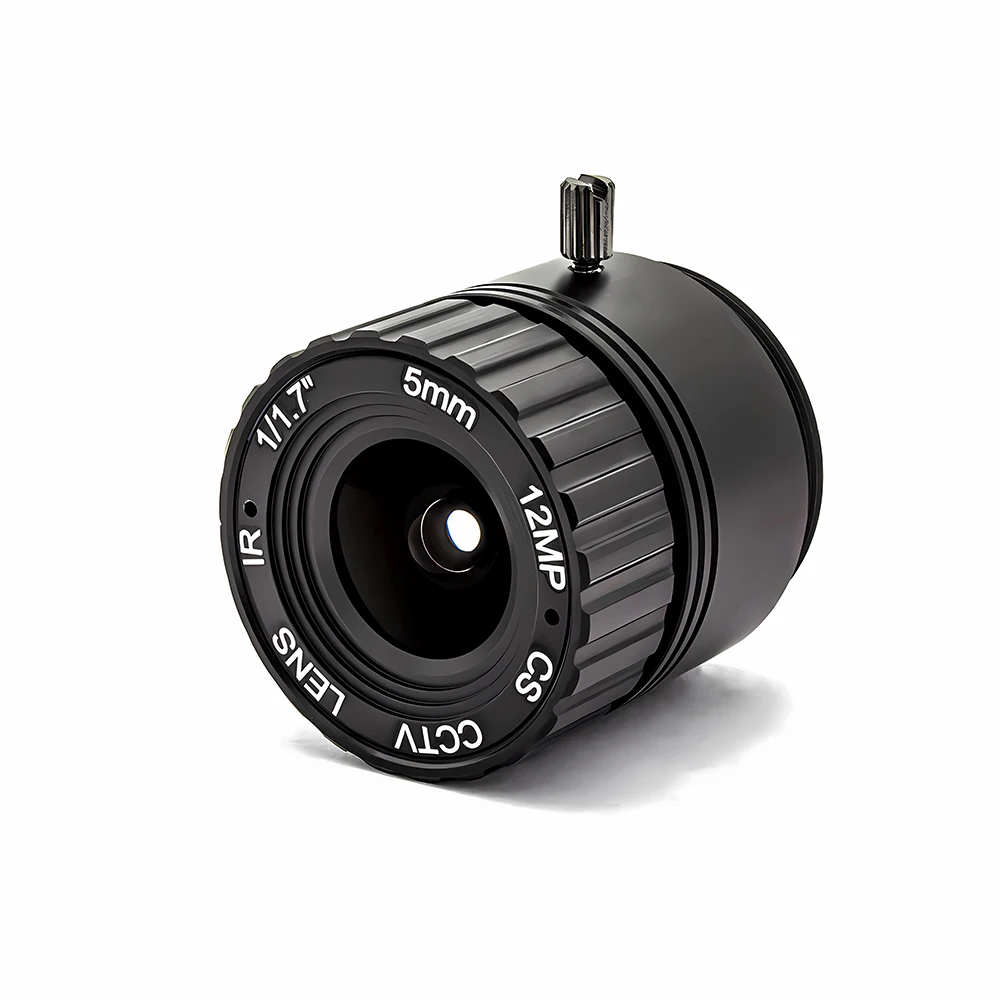 12MP CS Mount CCTV Lens 5mm 87° 1/1.7" Format With Narrowband 650nm Filter For I