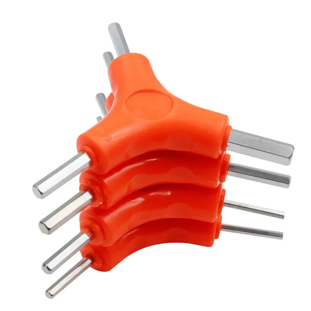 Enhanced Hex Key Set - Versatile Carbon Steel Hand Tools for Efficient Bicycle Maintenance