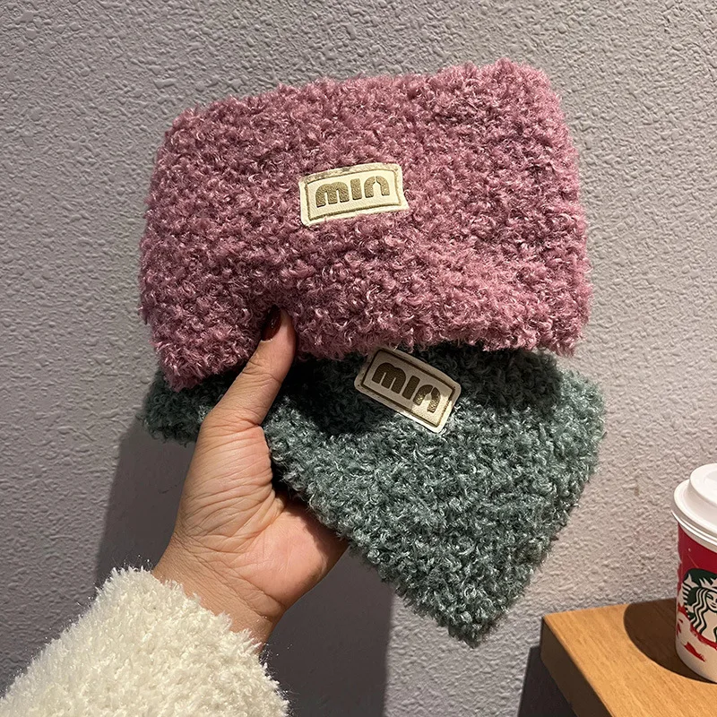 1 قطعة تيدي المخملية محبوك عقال المرأة الخريف والش...