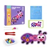 Clip Beads Color Classification Matching Toy Children Logic Concentration Fine Motor Training Game Montessori Educational Toys 3