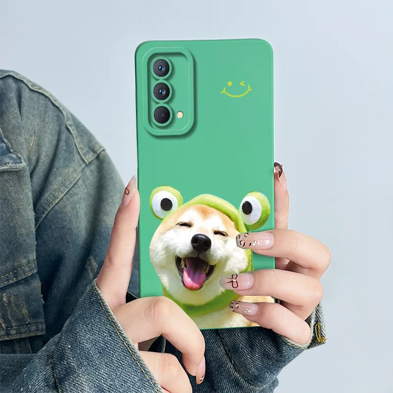 Soft Silicone Fashion Flower Printed Phone Case for Realme GT Master Edition