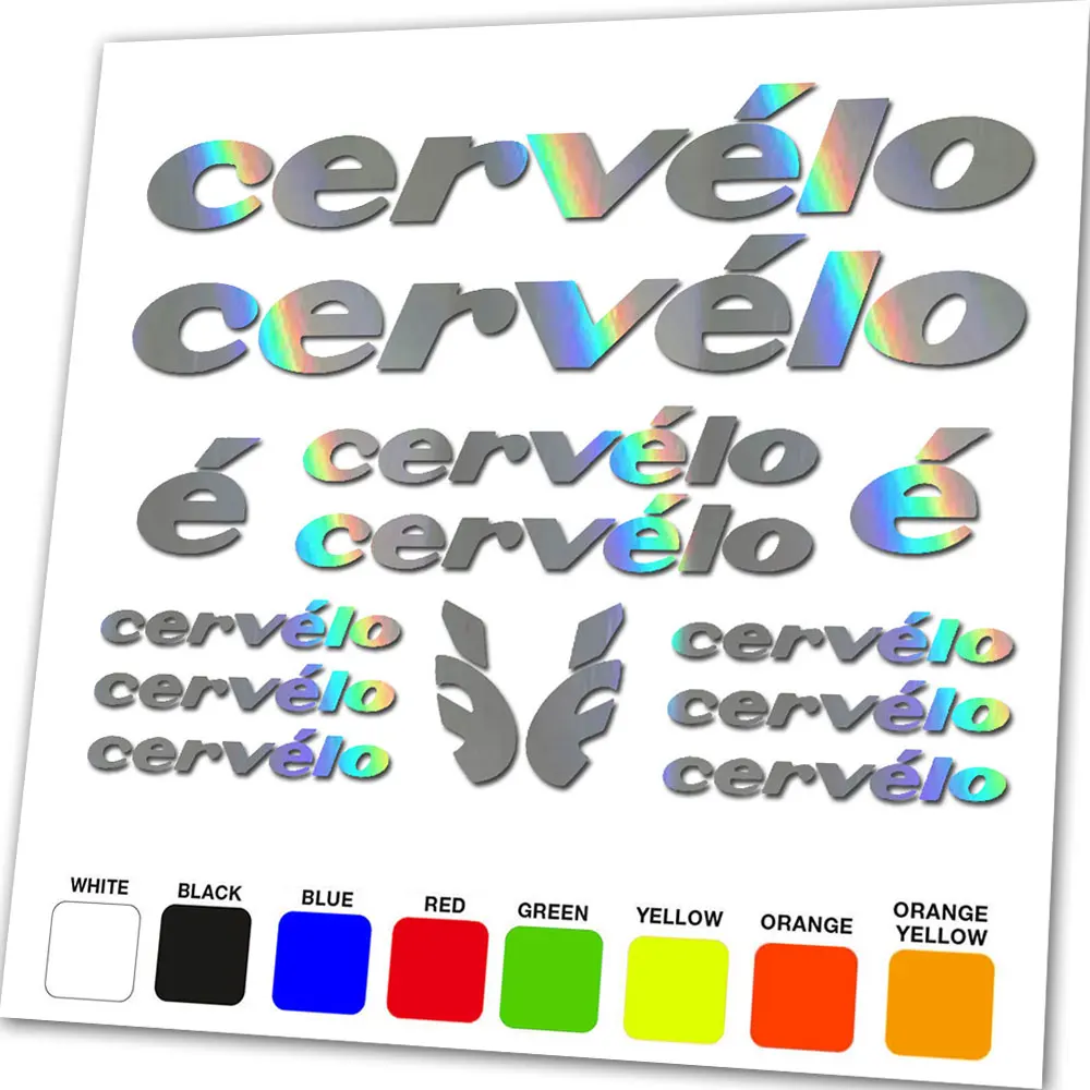 Per Cervelo Bike Frame Decalcomanie Sticker Set Mtb Dh Ciclismo Bici Da Strada