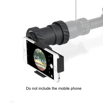 Accessori da Caccia: Supporto per Telefono Nero per Mirino/Telescopio - Accessorio per Caccia e Tiro HS33-0202