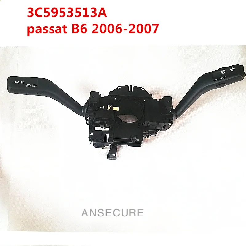 

New Steering Control Switch Turn Singal Switch Wiper Switch For VW Passat B6 3C5953513A 3C5 953 513 A