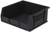 Akro-Mils Stackable Storage Organizer Bin, Plastic Hanging Bin, Black, 6 Pack, 11 "x 11" x 5 ", 30235 2