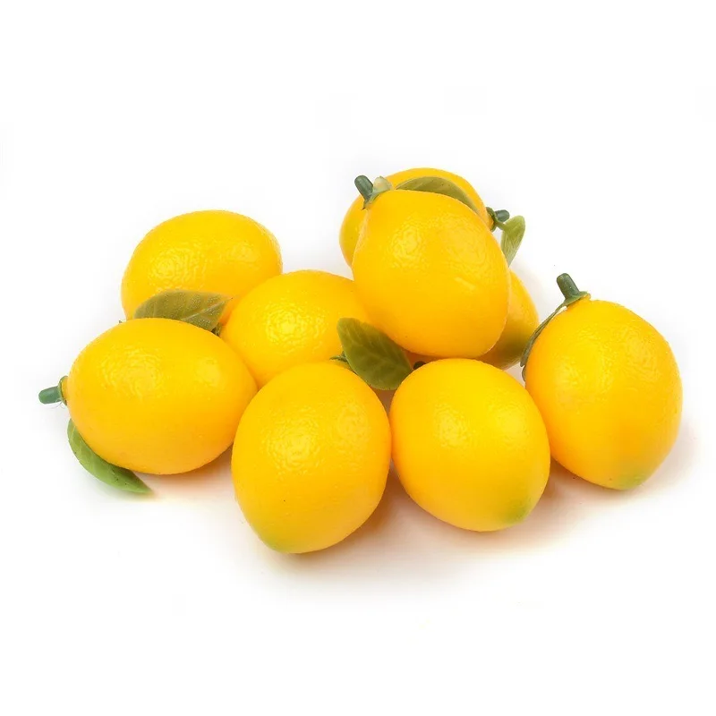 Mini Artificial Lemon Fake Foam Fruits and Vegetables Berries For Wedding Christmas Decoration DIY Scrapbooking 5/20/50pcs