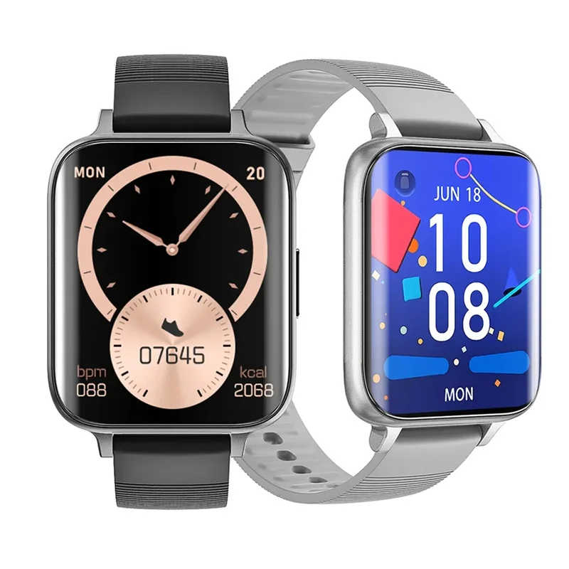 

2023 New Smart Watch 1.96" Curved Screen Men Women Smartwatch Sport Fitness Bracelet AI Voice Bluetooth Call NFC Wristwatches