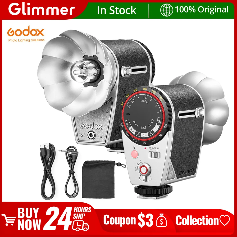 GodoxLuxCadetRetroCameraFlashFlashSpeedliteTriggerforCanon