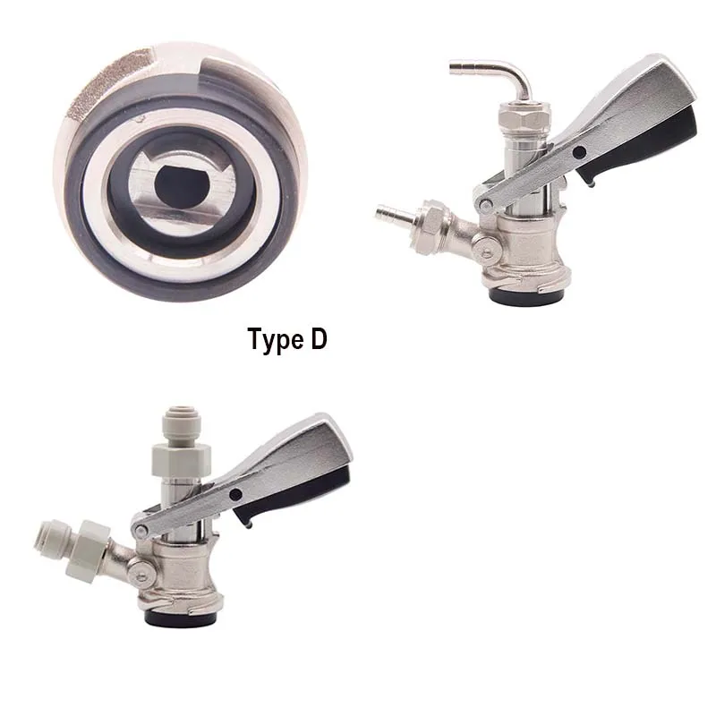 Premium Draft Beer Dispensing Coupler with Brass Body & Stainless Probe