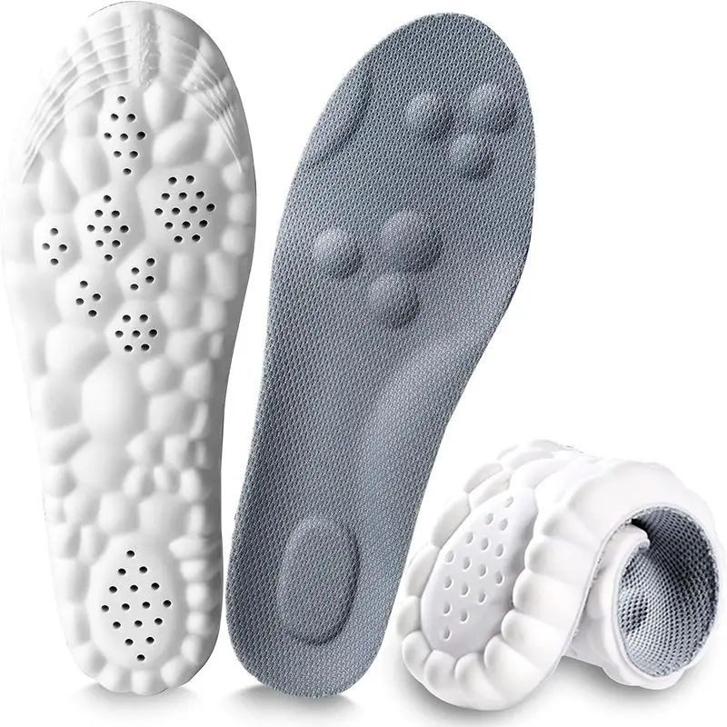 

Latex Sports Insoles Arch Support Shoe Pads Plantar Fasciitis Feet Insole Shock Absorption Inserts Running Deodorant Breathable