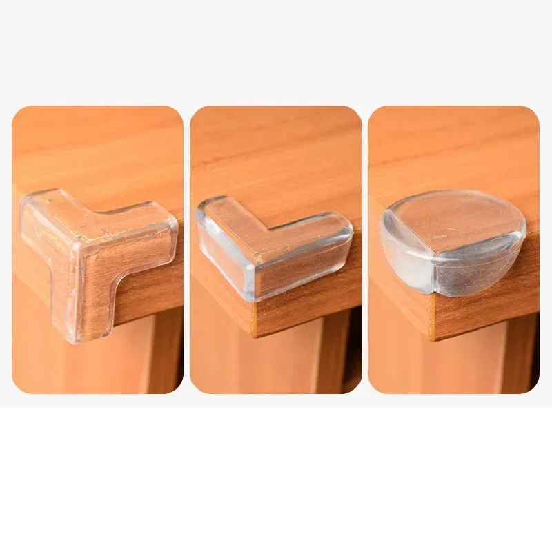Children Anti Collision Corner Edge Protection Guards Silicone for Table 4/10pcs