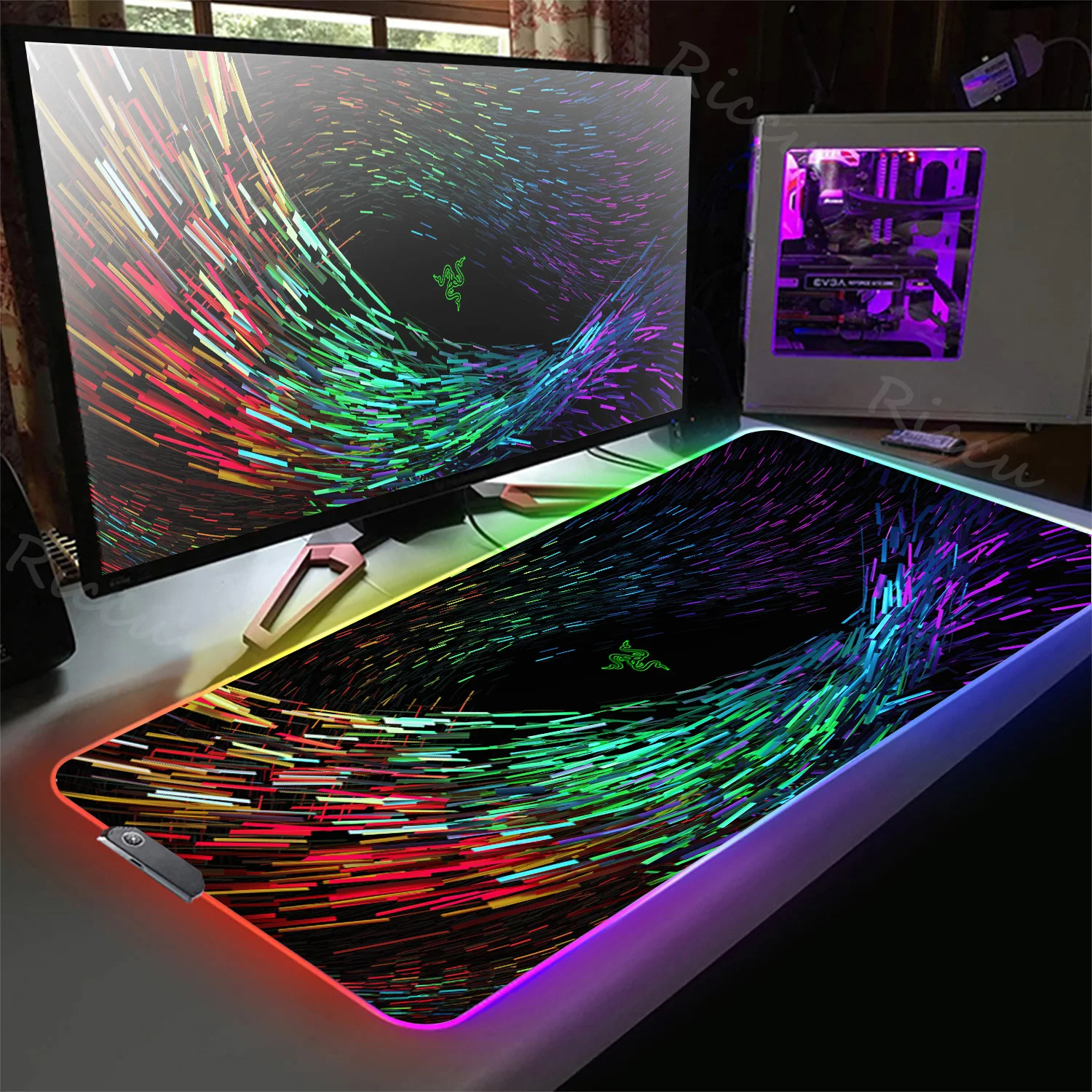 

Коврик для мыши Razer с RGB-подсветкой, аксессуары для ПК