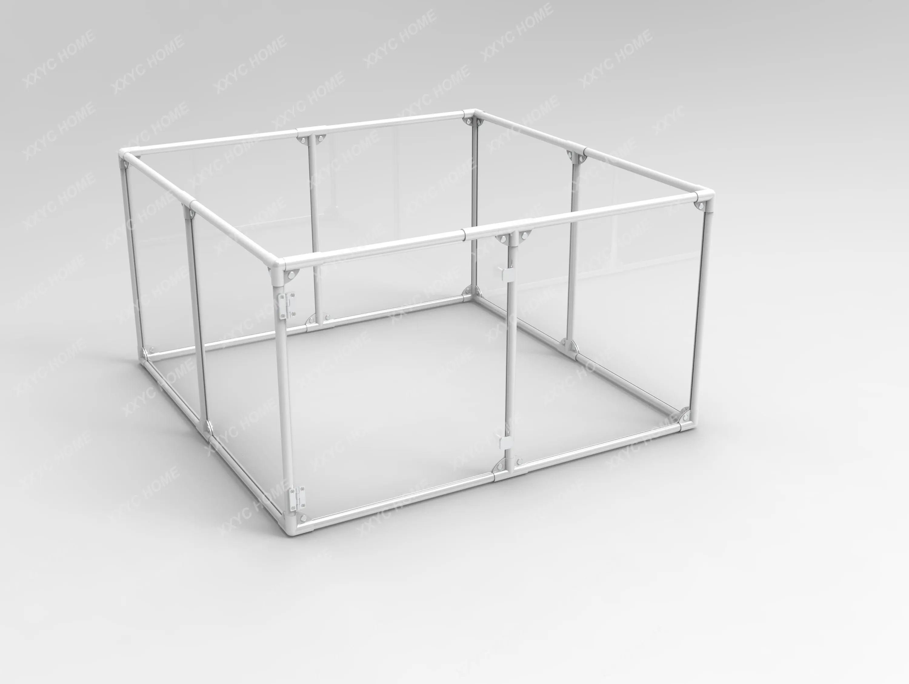 

Dog Transparent Cage Pet Fence Organic Glass Fence Indoor Fence Medium Large Dog Kennel