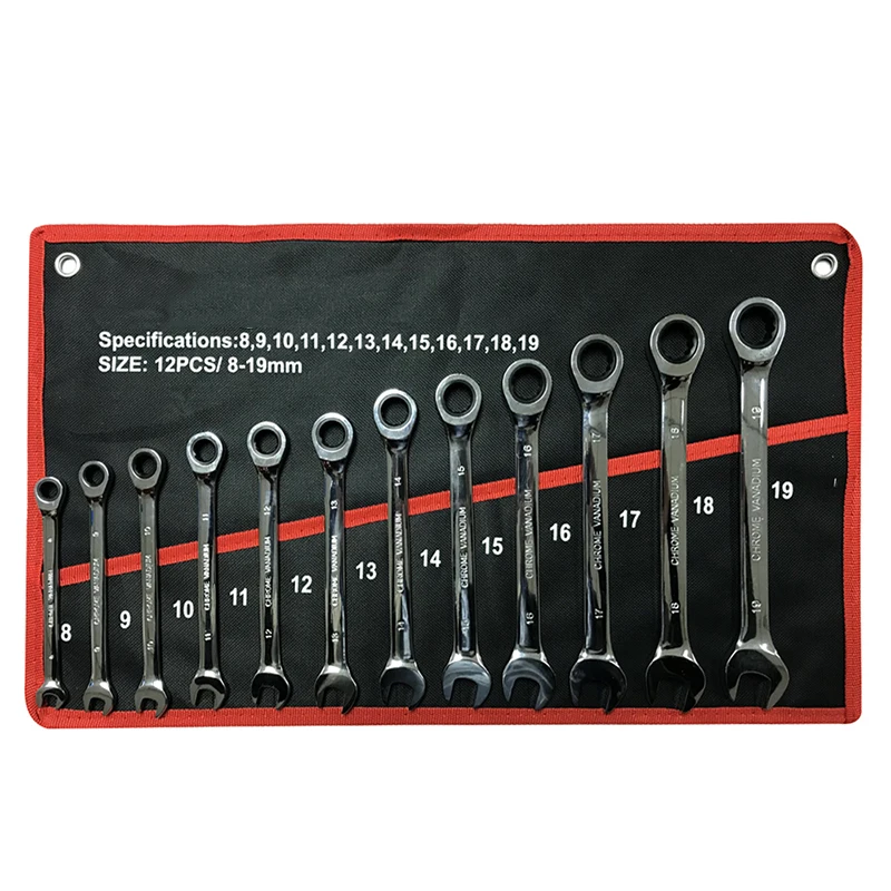 Set Di Chiavi A Testa Fissa, Cricchetto 72 Denti Strumenti Di Riparazione Auto, Set Di Utensili Manuali Per Chiavi A Cricchetto Universali, Chiavi A C