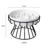 New ceramic high-legged cat bowl with large diameter, anti-choking, slow feeding, anti-knockover, neck-protecting dog bowl, pet 6
