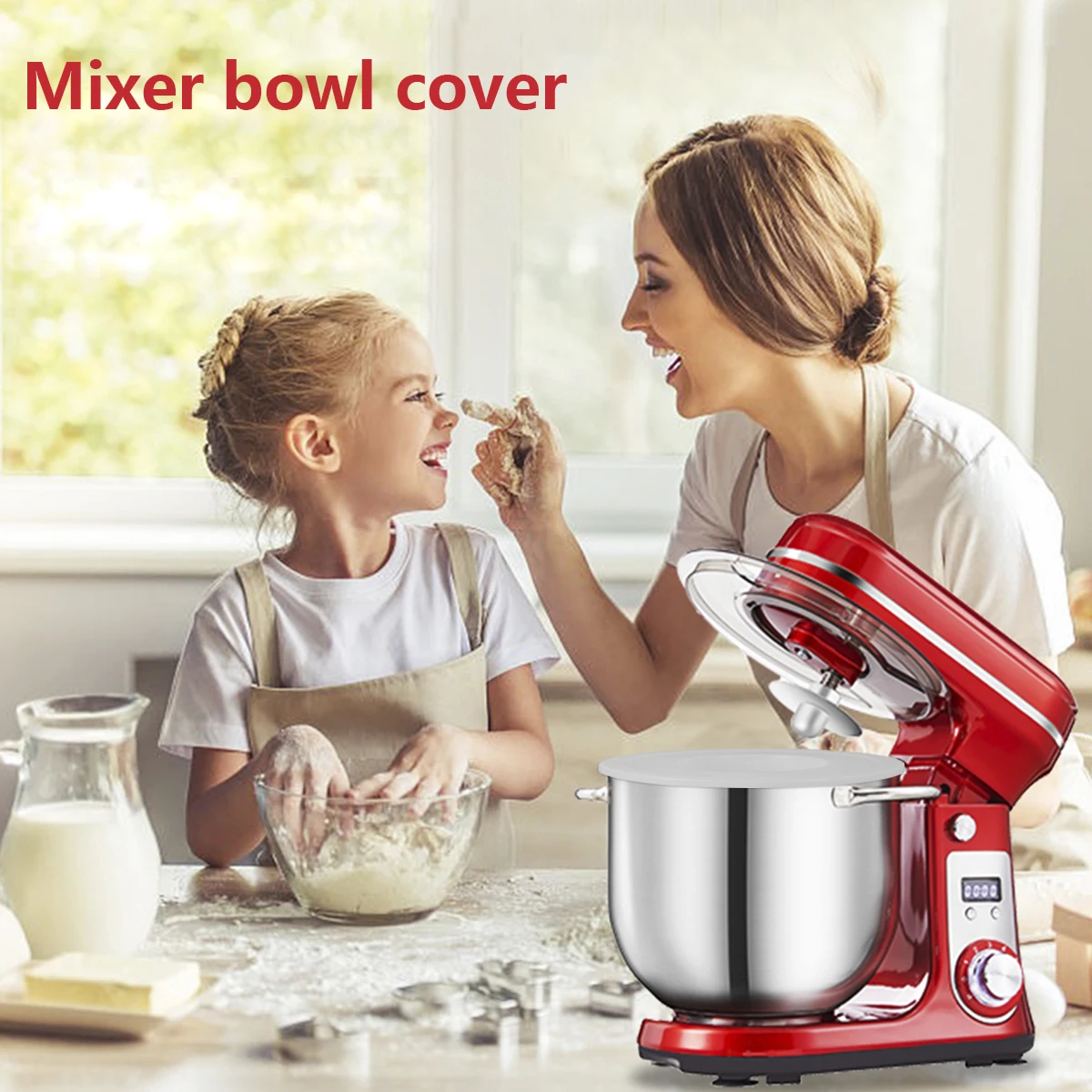 Stand Mixer Bowl Covers to Prevent Ingredients from Spilling, Fits  Bowl-Lift Models KV25G and KP26M1X (2 Pack)