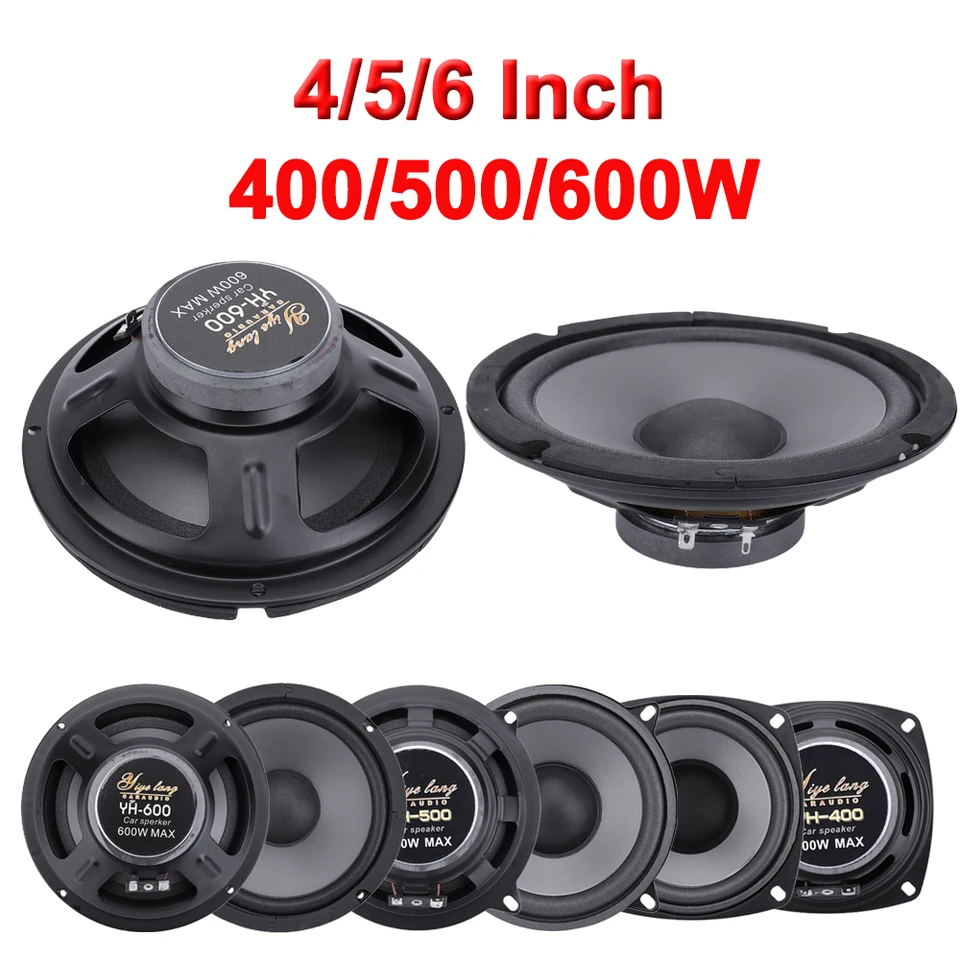 Altavoz Coaxial De Alta Fidelidad Para Coche 5/6 pulgadas Auto Audio 500W  600W Música Estéreo Car Audio Bocina para vehículo automóvil