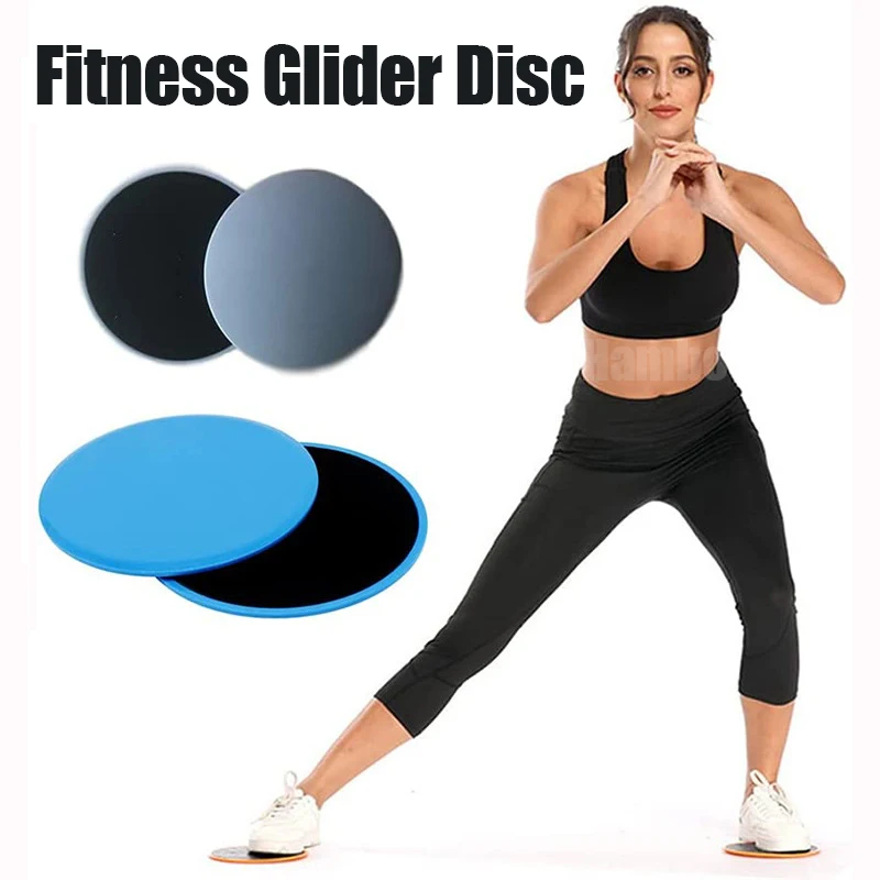 

2pcs Yoga Gliding Discs Slider Fitness Disc Exercise Sliding Plate Abdominal Core Muscle Training Sliding Disc Fitness Equipment