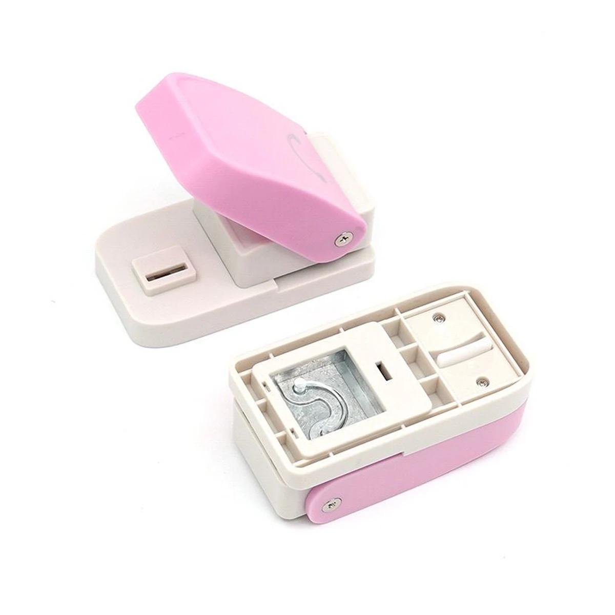 Hole Punching Tools 1pc keychain embossing machine keychain hole puncher handmade smiley face pattern hole puncher Color random