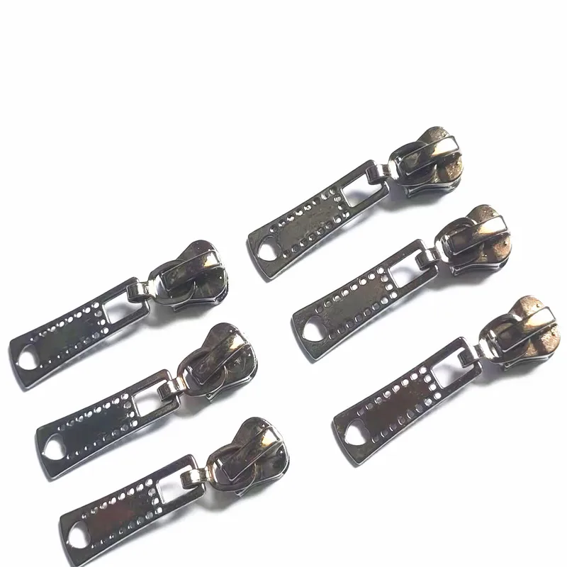 10Pcs 5# Resin Zipper Gun Black Zipper Head Clothing Home Textile Metal Slider For B10~1