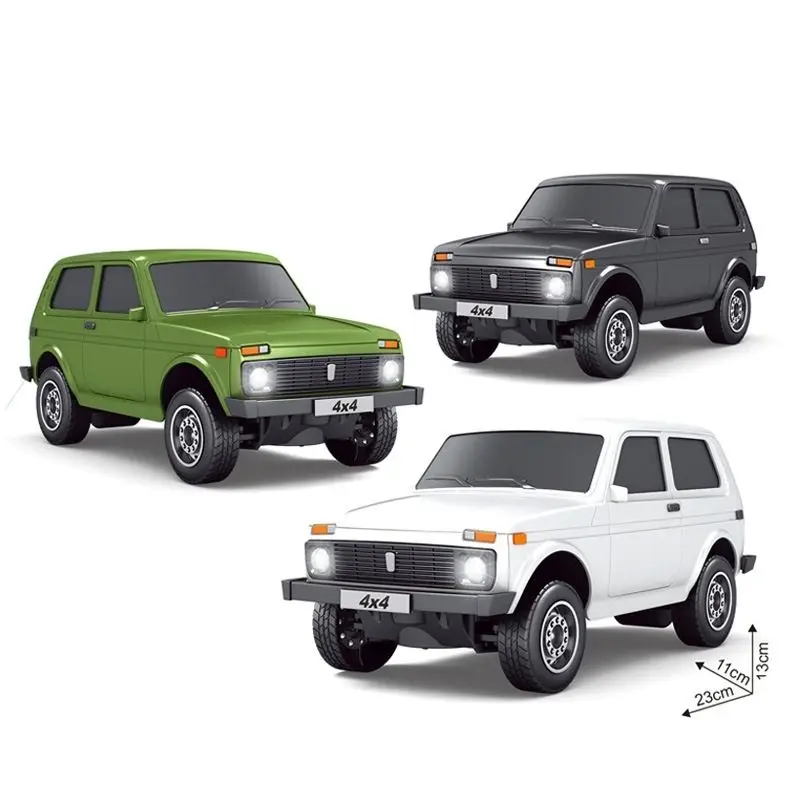 1:12 Simulation Russian Niva Off-Road Vehicle Remote Control Car Toy Charging Lada Pickup Truck Car Model Kids Adult Gift Toy 3