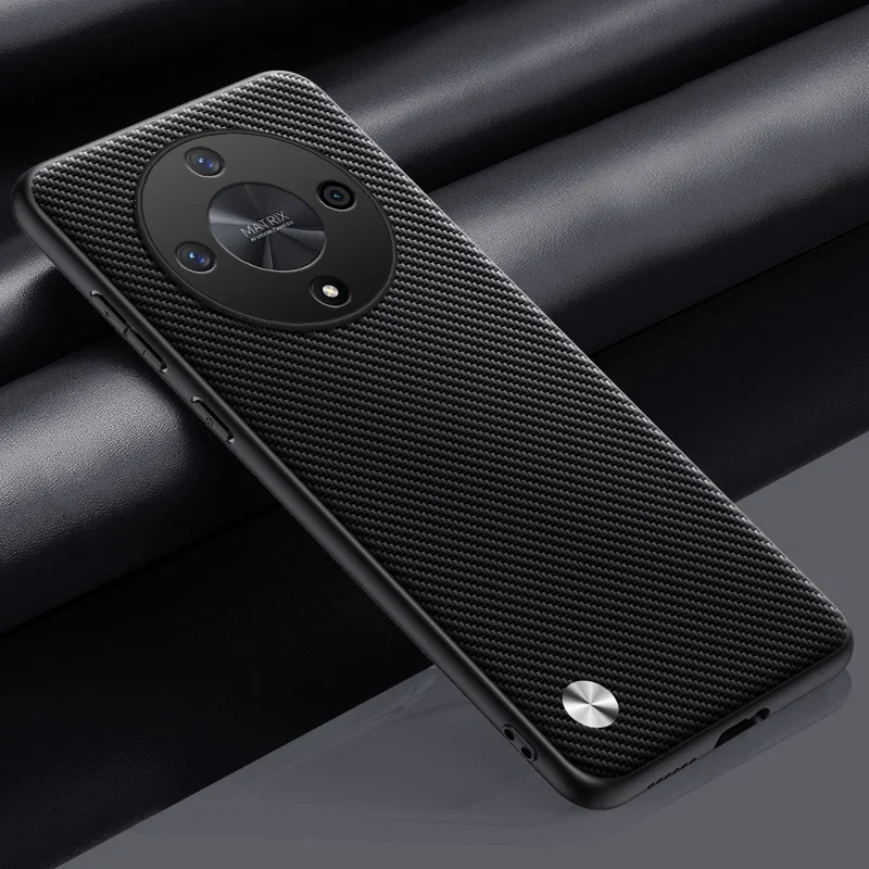 Premium PU Leather Shockproof Silicone Phone Case - Full Protection Back Cover