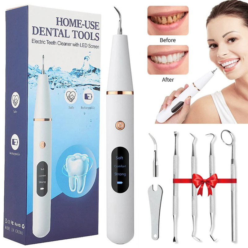 Electric Sonic Dental Calculus Plaque Remover Electic Sonic Tooth