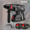 Brushless Electric Hammer Drill Multifunction Cordless Handheld Efficient Rechargeable Rotary Power Tool For Makita 18V Battery 1