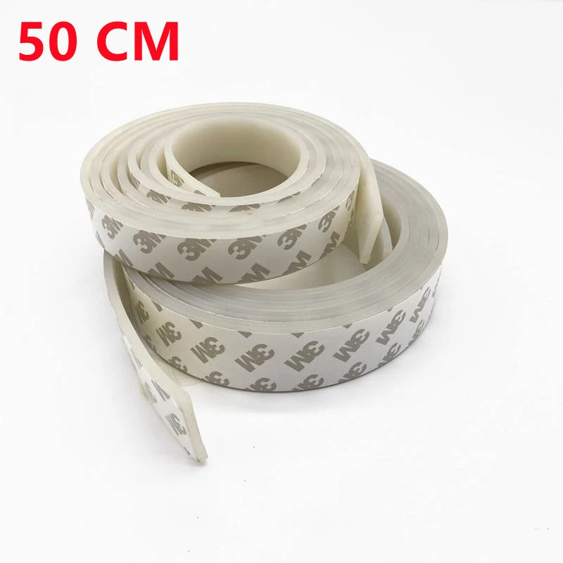 Transparent Solid Silicone Rubber Strip Self Adhesive Seal Gasket High