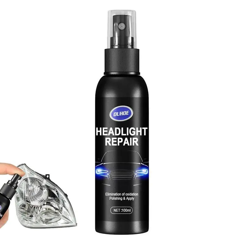 

Car Headlight Cleaner 100ML Car Headlight Repair Fluid High Transparency Headlight Repair Polish For Repair Headlight Yellowing