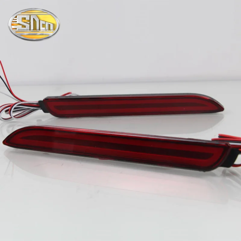 2 sztuk dla Toyota Vellfire 2005 - 2014 2-in-1 funkcje samochodów LED tylna lampa przeciwmgłowa światło na zderzak hamowania samochodu odbłyśnik