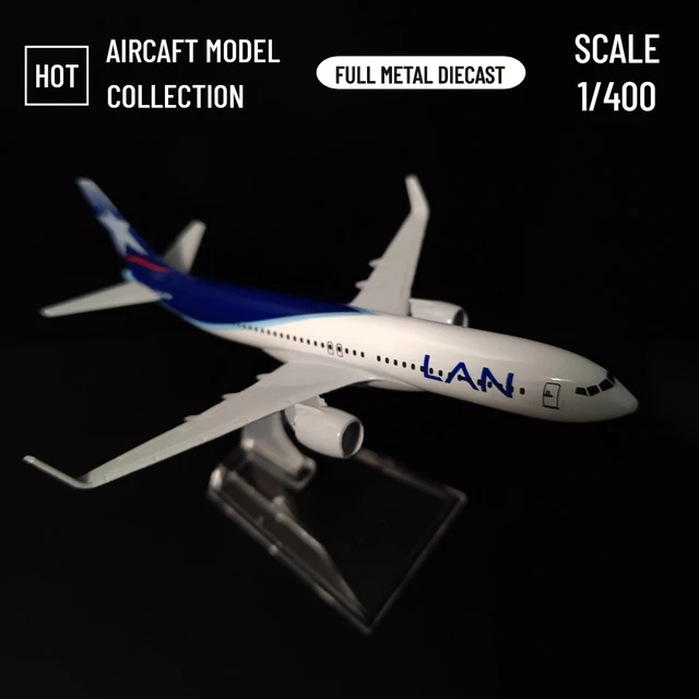 Scale 1:400 Metal Aircraft Replica 15cm Chile LAN B737 Boeing Airbus Airplane Diecast Model Kids Room Decor Gift Toys for Boy 2