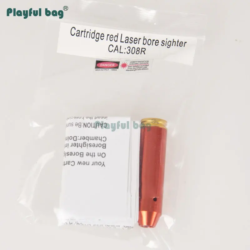 Tactical Red Laser Cartridge Bore Sighter .308 7.62X39 7.62X54 12GA 20GA 30.06 .223 Hunting Boresighter With Battery AQB150 laser bore sight