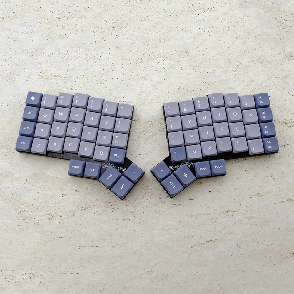 Ergolite24gWirelessMechanicalThinKeyboardDIYKitVIAL