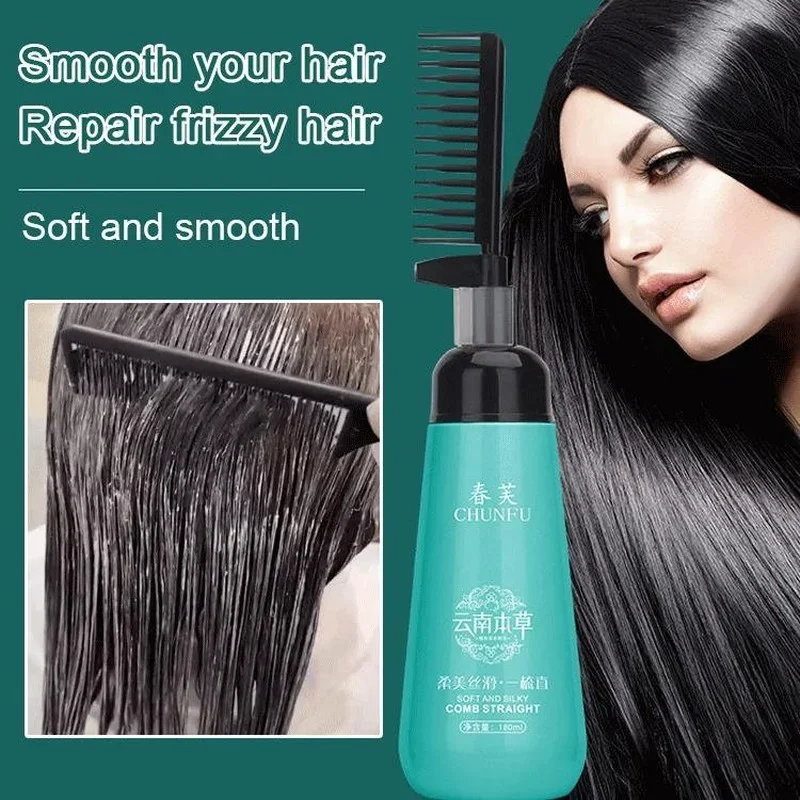 Hair Straightening Cream Fast Smoothing Collagen Keratin Treatment for Woman 180ml