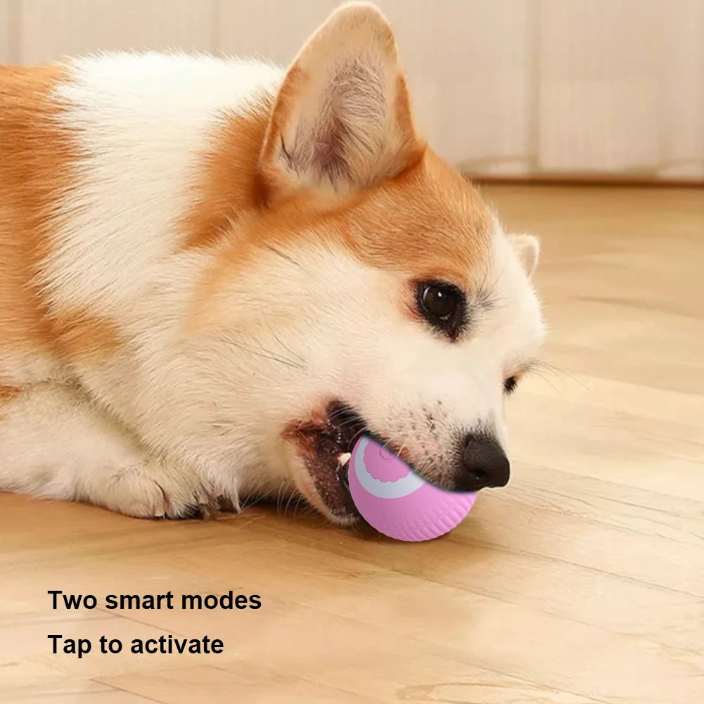 전기 고양이 공 장난감, USB 충전식 스마트 인터랙티브 고양이 장난감, ABS 지능형 롤링 장난감 공, 실내 놀이용