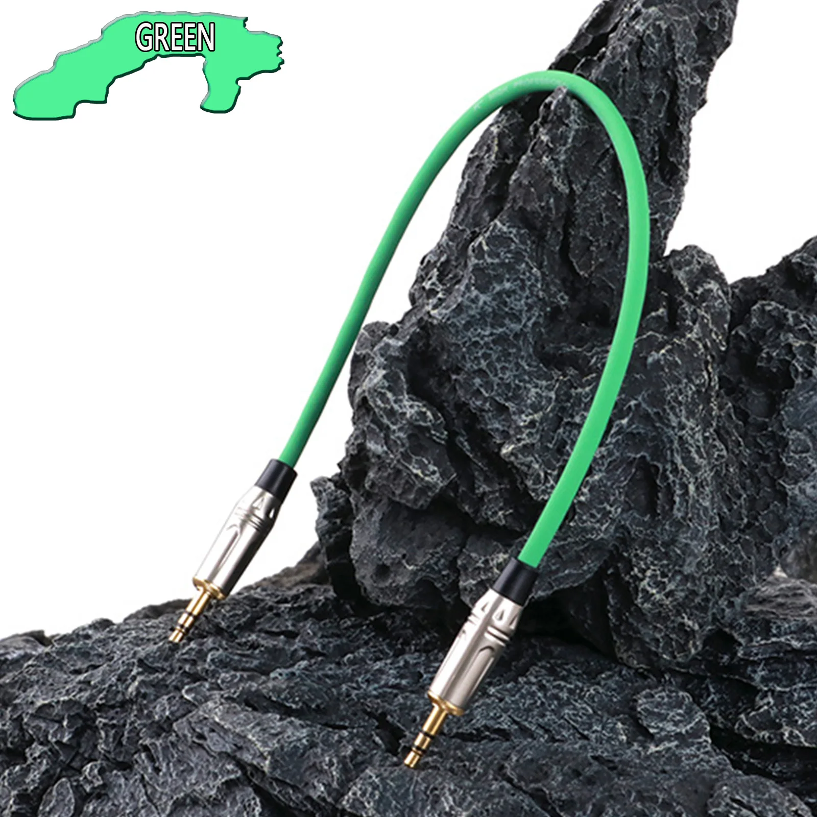 Premium 3.5mm Stereo Audio Extension Cable - Male to Male Aux Cord for Headphones, Car Audio, Home Stereos, and Speakers