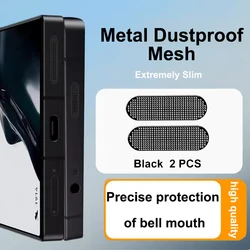 Enhanced Product Title: Premium Dustproof Net Stickers with Anti - Dust Metal Mesh Dust Cover - RedMagic 9 Pro Plus (2 PCS Black)