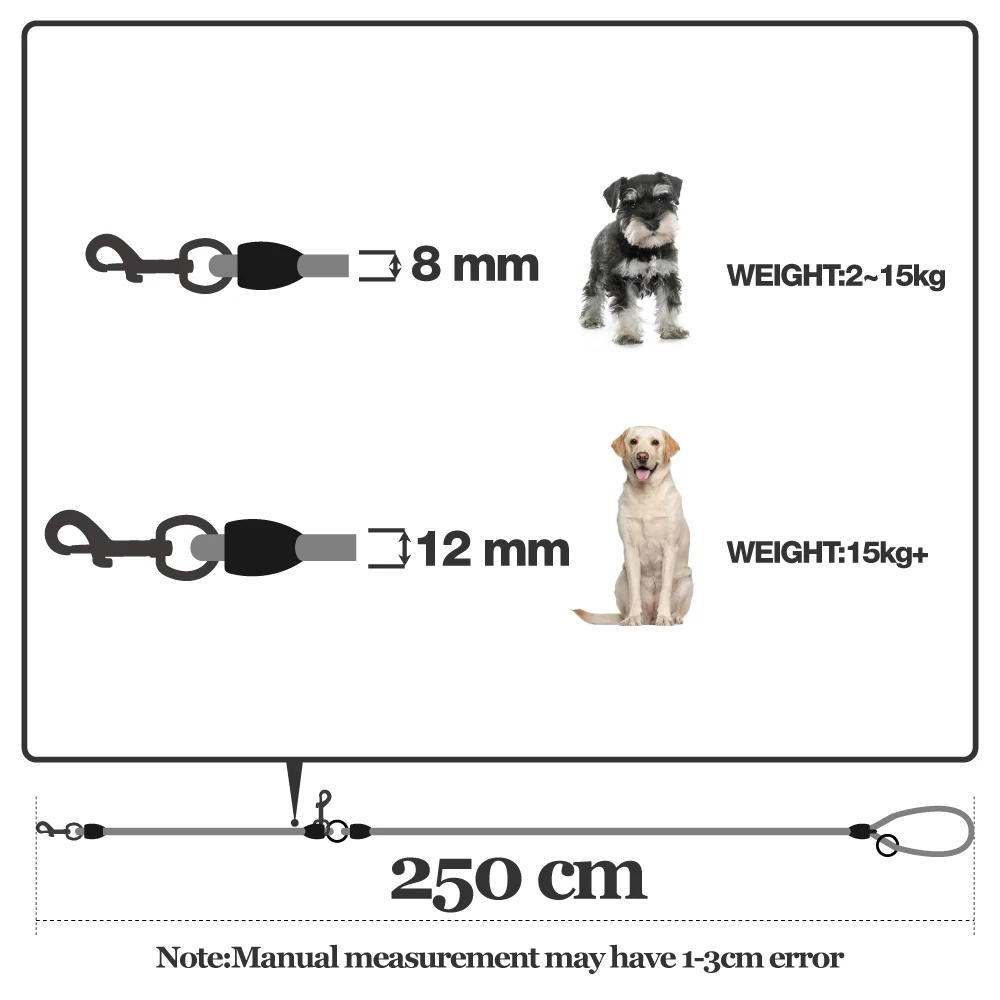 Nylon Hands-Free Dog Running Leash 6