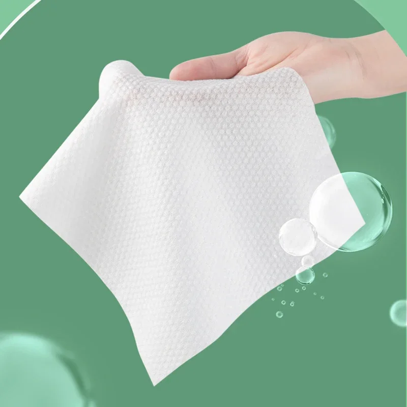 10pack Disposable Face Towel Cotton Tissue Soft Thick Dry Wipe Reusable Makeup Remover Pads Facial Cleansing Tissue 5