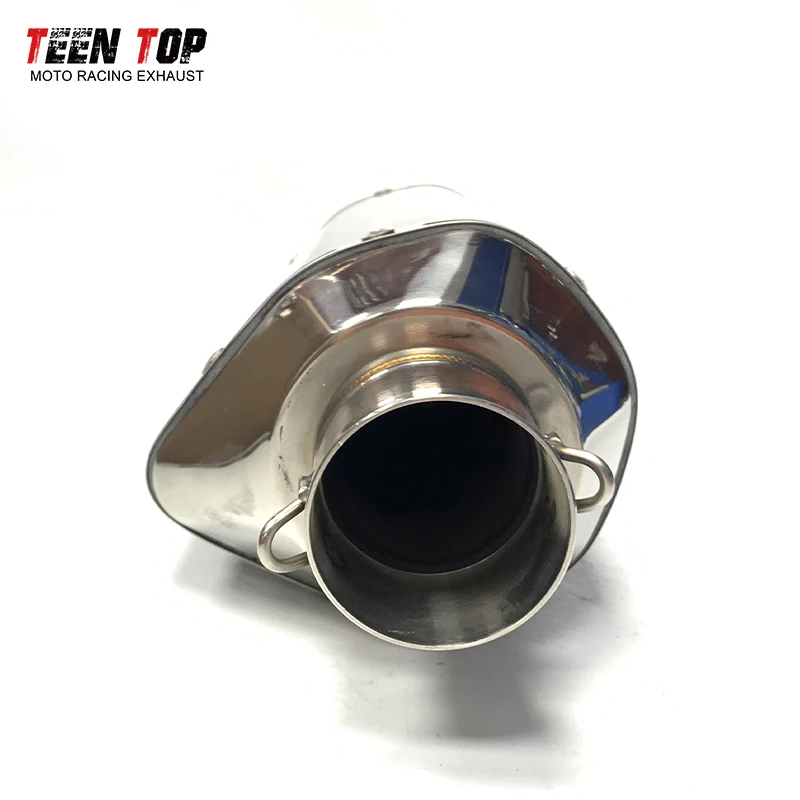 Universal 470mm Motorcycle Exhaust 51mm DB Killer Carbon Fiber AK Exhaust For Kawasaki ER6N Z900 ZX-10R Ninja650 ZX-14R Silencer - Image 4