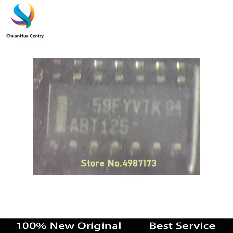 

50 шт./лот SN74ABT125DR SOP14 100% новая Оригинальная фотография