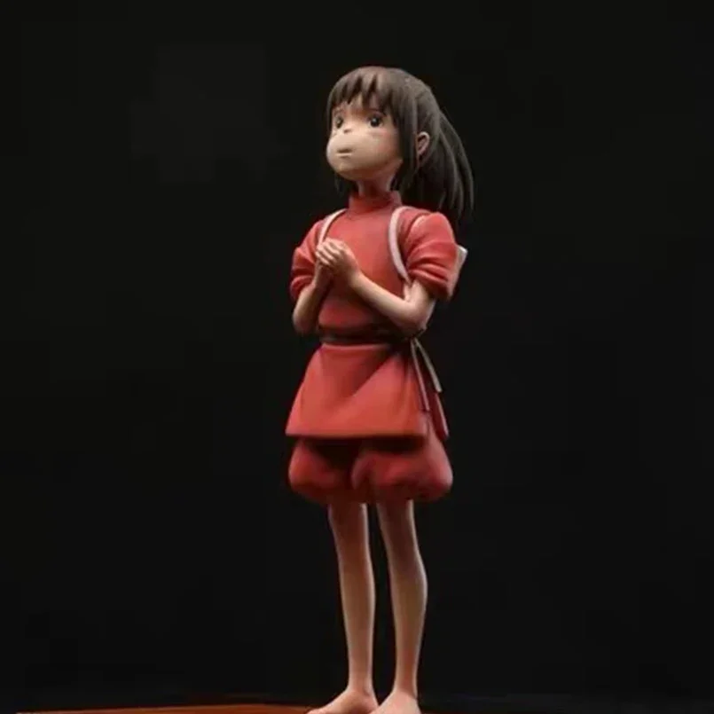 

12cm Spirited Away Anime Figure Ogino Chihiro PVC Action Figure No Face Man Figurine Collectible Model Toys Kid Gift