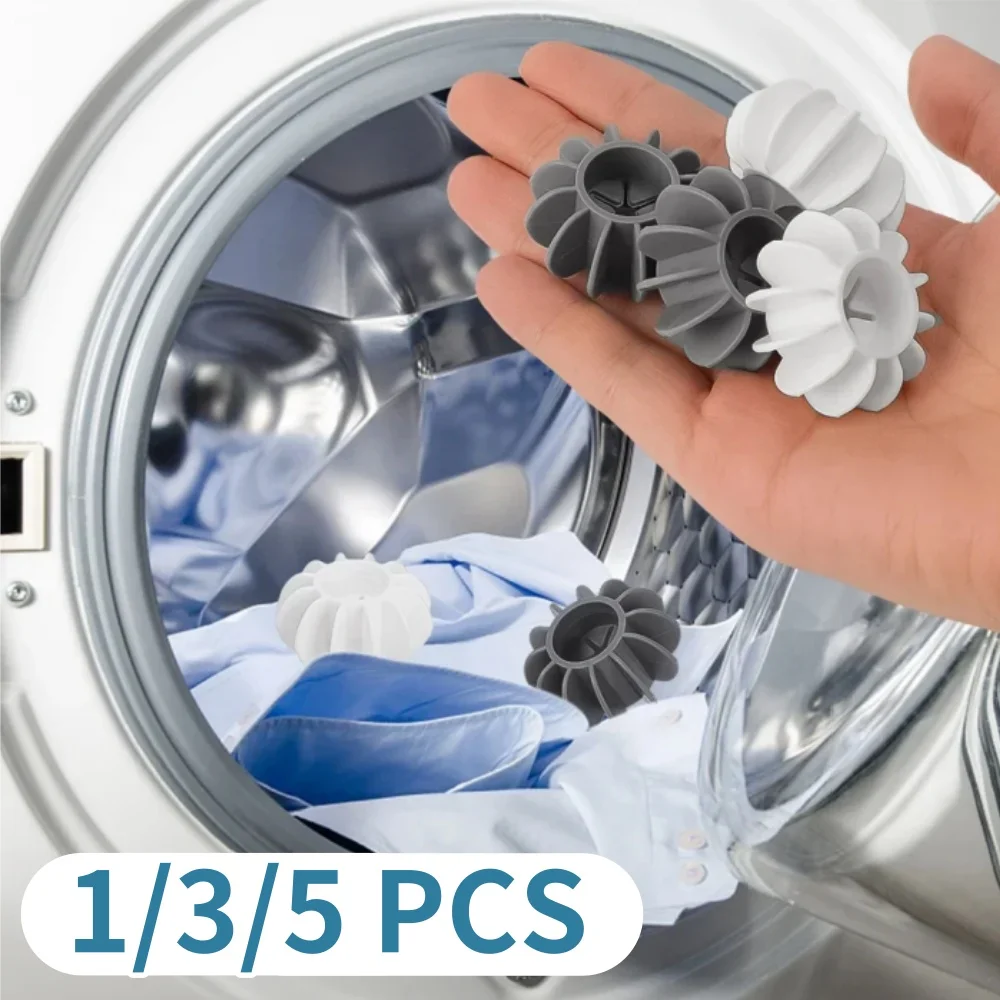 Laundry Ball Reusable Silicone Magic Floating Lint Cat Hair Remover Catcher Anti-tangle For Washing Machine