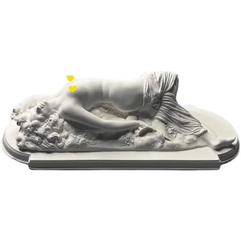 Nordic Retro Embossed Roman European Character Sculpture, Plaster Statue, Home Decoration, Art Desktop Decoration