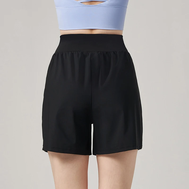 Sports shorts, women's summer fitness pants, training high waisted slimming, loose and breathable thin running