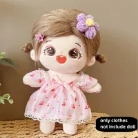 Mignon Dres Jk uniforme vêtements pour 20 cm coton peluche Lolita habiller vêtements jupe mode costume décontracté chaussettes fille jouet accessoires 4